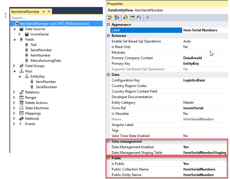 Creation of Data Entities Image 5